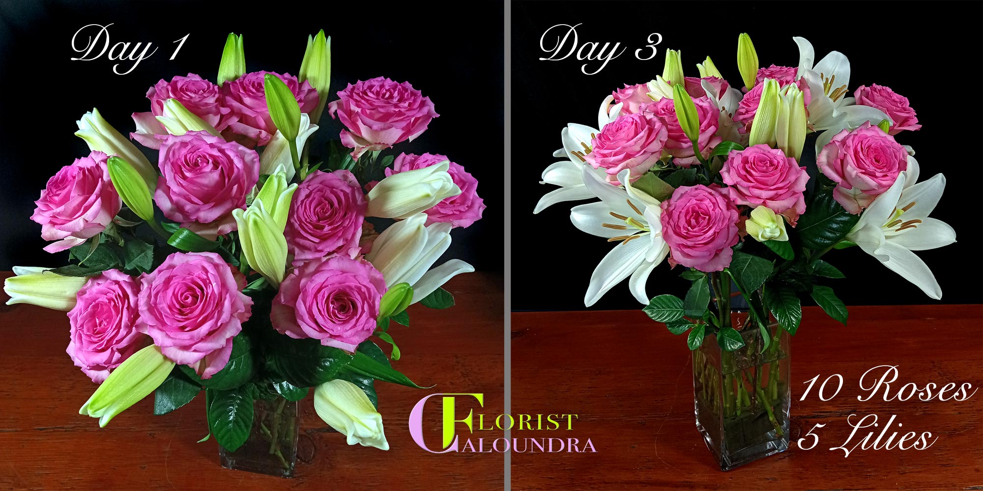 COLOMBIAN ROSES & LILIES